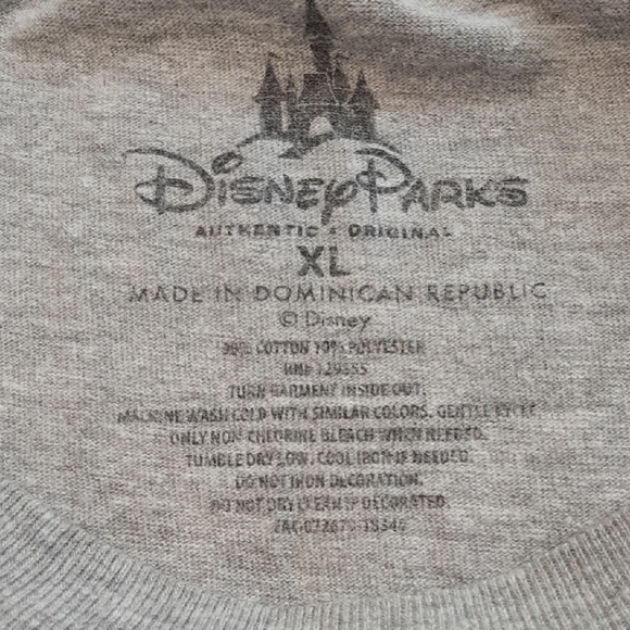 Disney Men Or Women's XL Short Sleeve Gray Tee Shirt - Picture 9 of 10